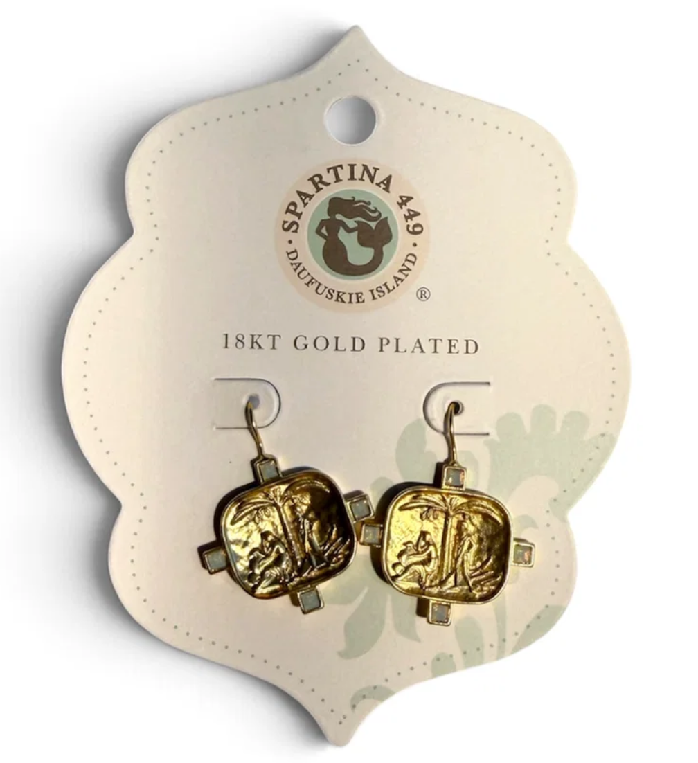 Kirk's Bluff Earrings White Opal