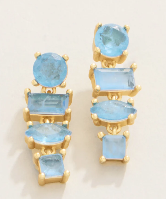 Lee Earrings Blue