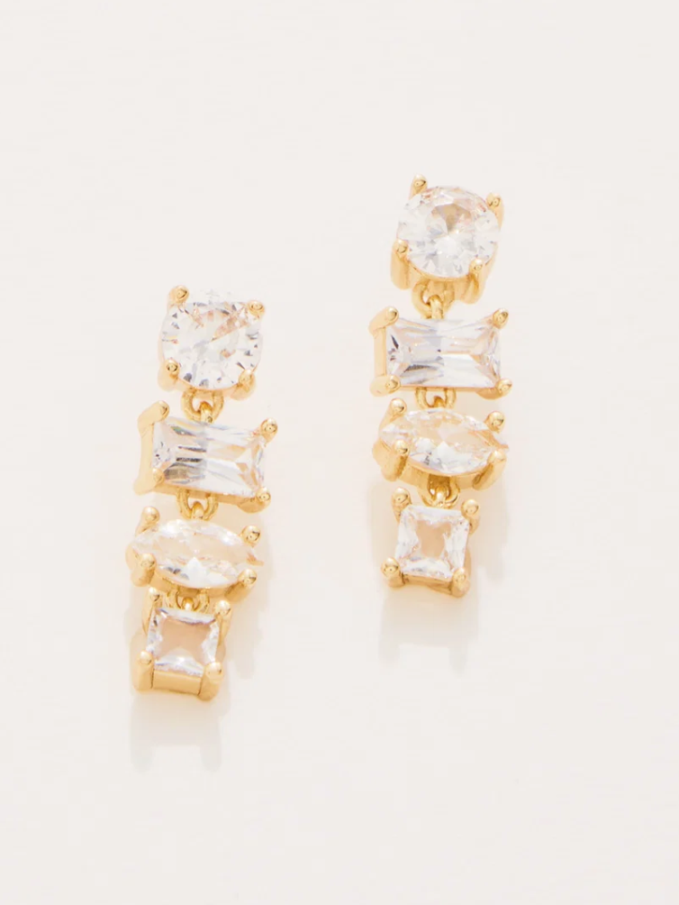 Lee Earrings Crystal