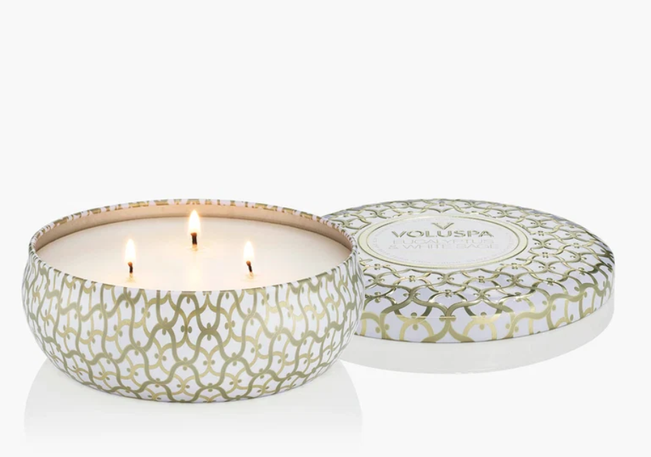 Eucalyptus 3 Wick Tin Candle