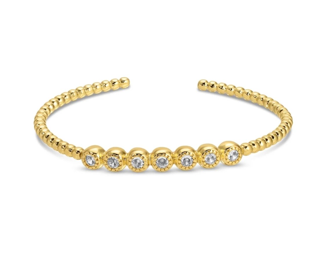 Touch of Sparkle Delicate Cuff Bracelet