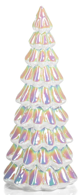 LED White Rainbow Luster Tree