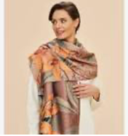 Powder - Botany Bliss Lux Scarf