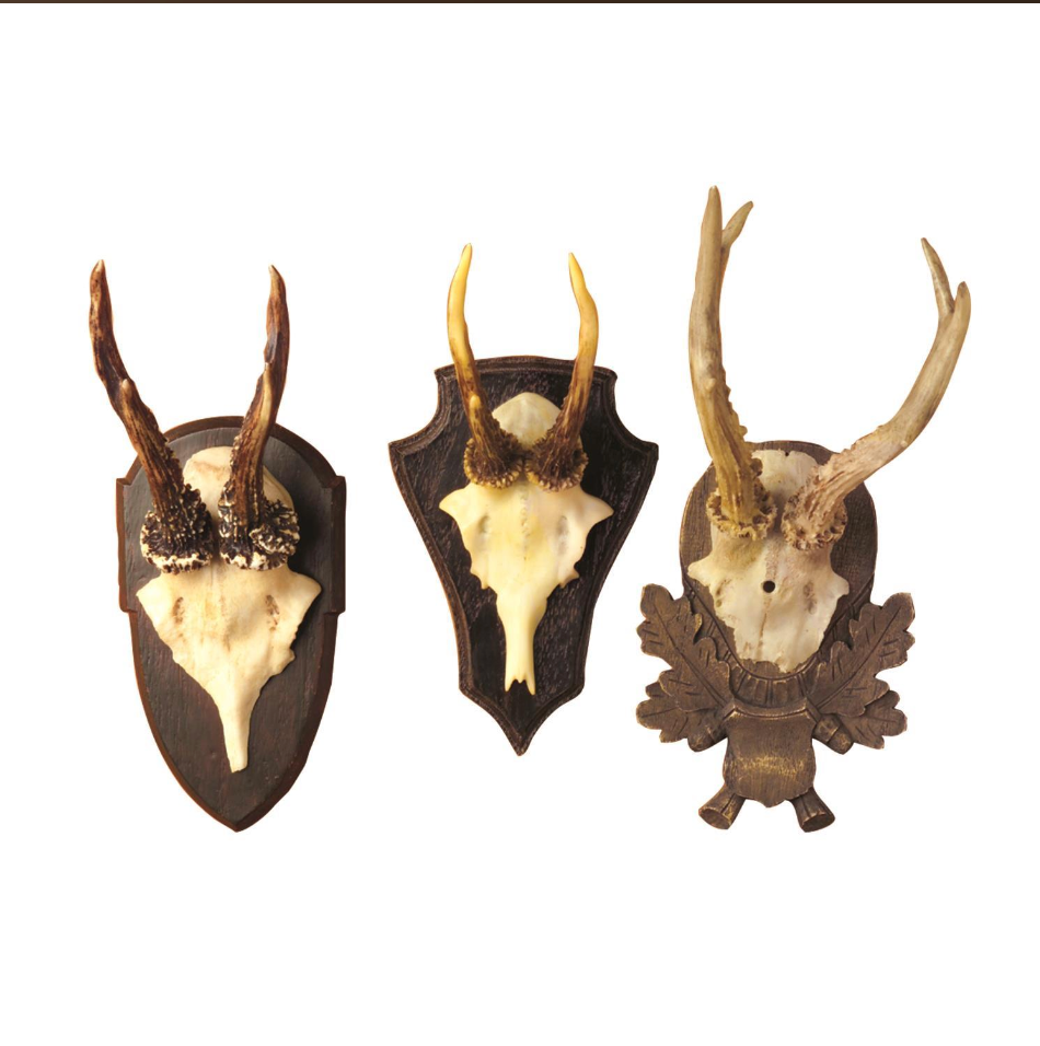 The Hunt Club S/3 Reproduction Antler Trophy