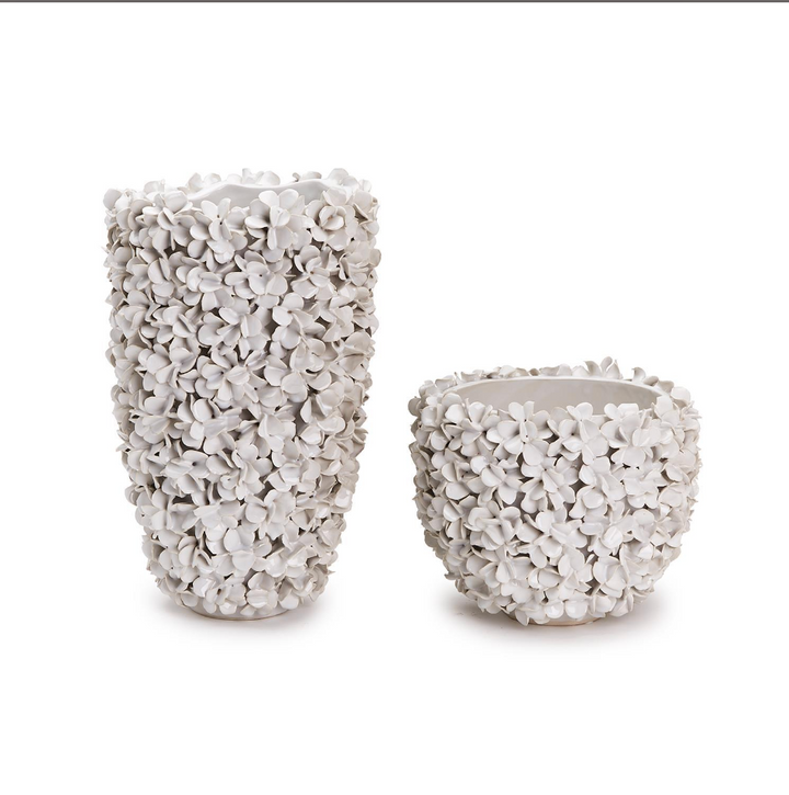 Hydrangea White Planter/Vases