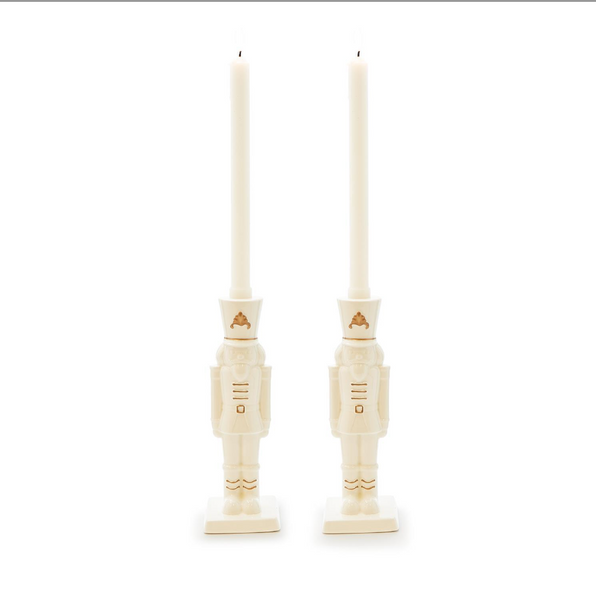 Nutcracker pedestal high quality candle holders