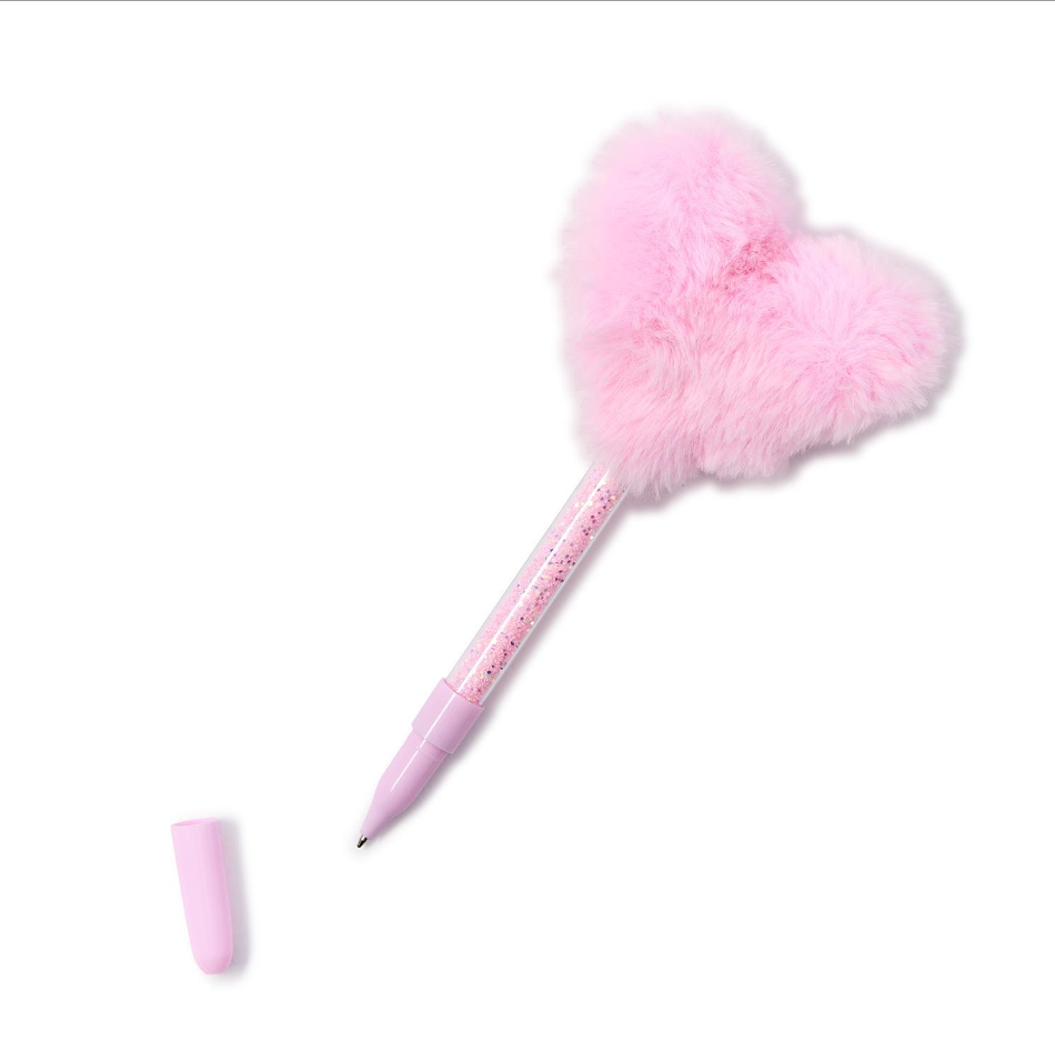 Refill for Warm Fuzzies 24 Pc Plush Faux Fur Heart Pen Unit
