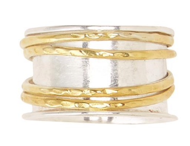 Rotating Metal Rings in GB Asst 3 Styles 2 Sizes