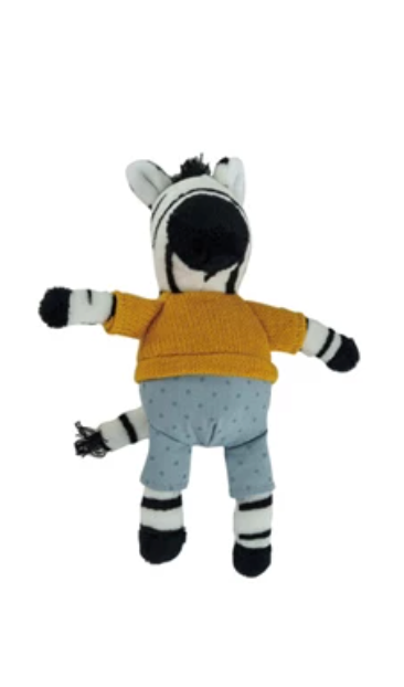 Plush Animal in Clothes, 4 Styles