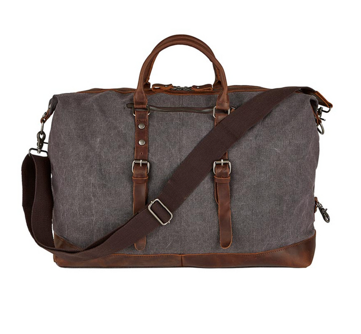 Canvas and Leather Vintage Duffle