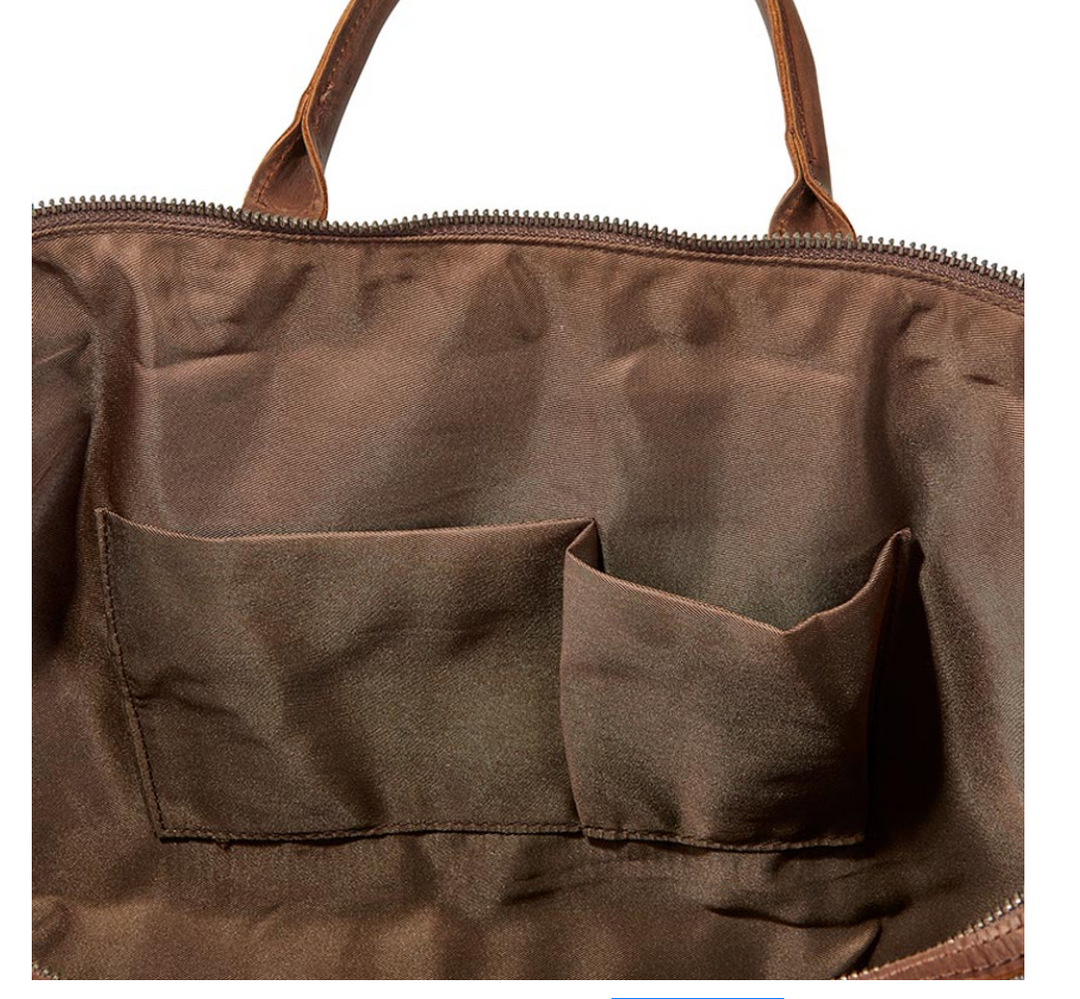 Canvas and Leather Vintage Duffle