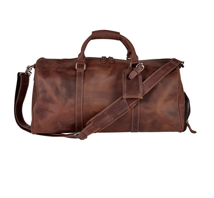 Leather Weekender