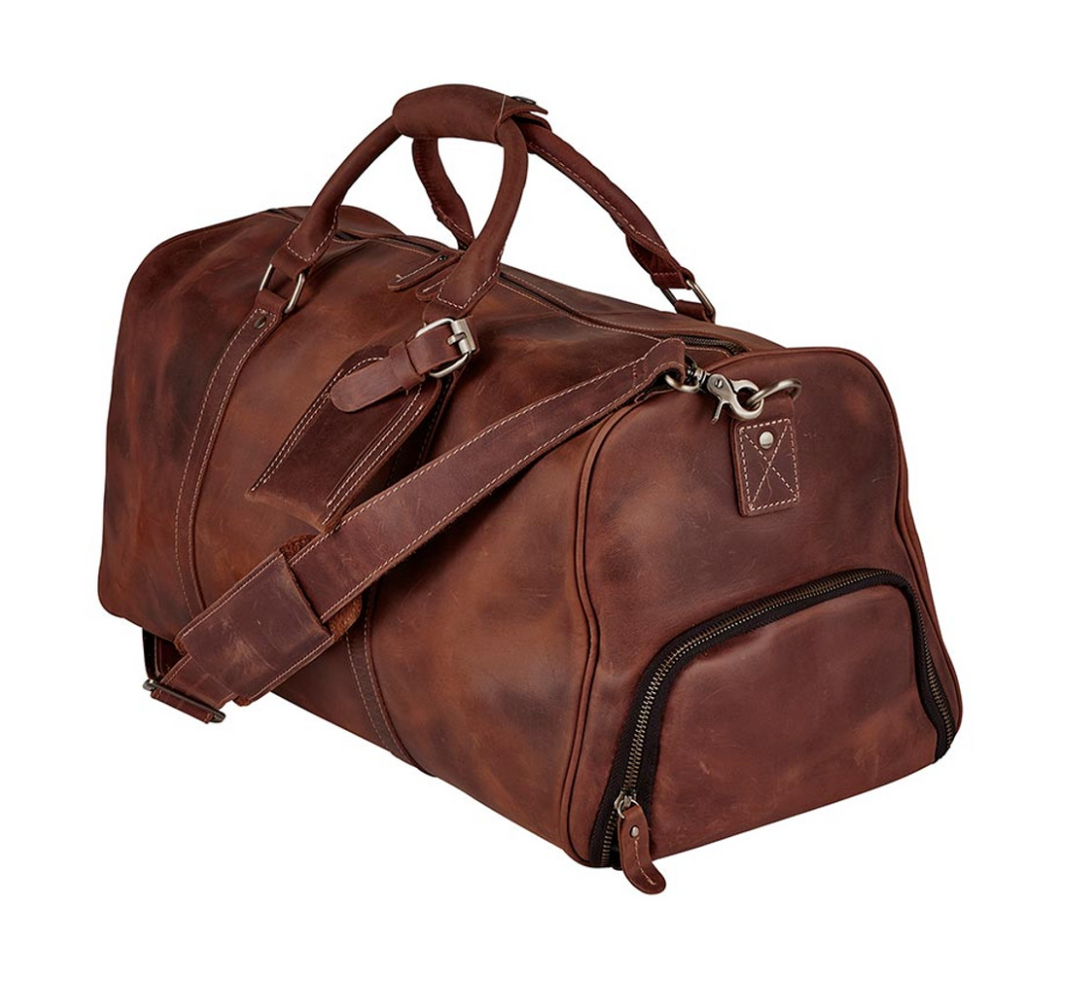 Leather Weekender
