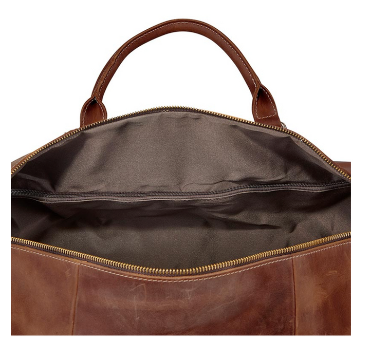 Leather Weekender