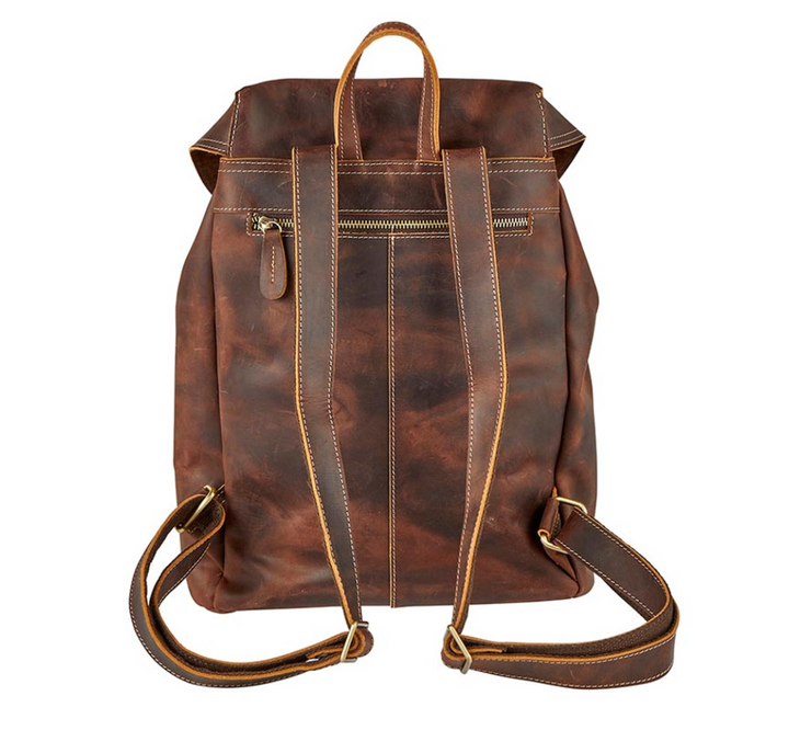 Crazy Horse Leather Backpack