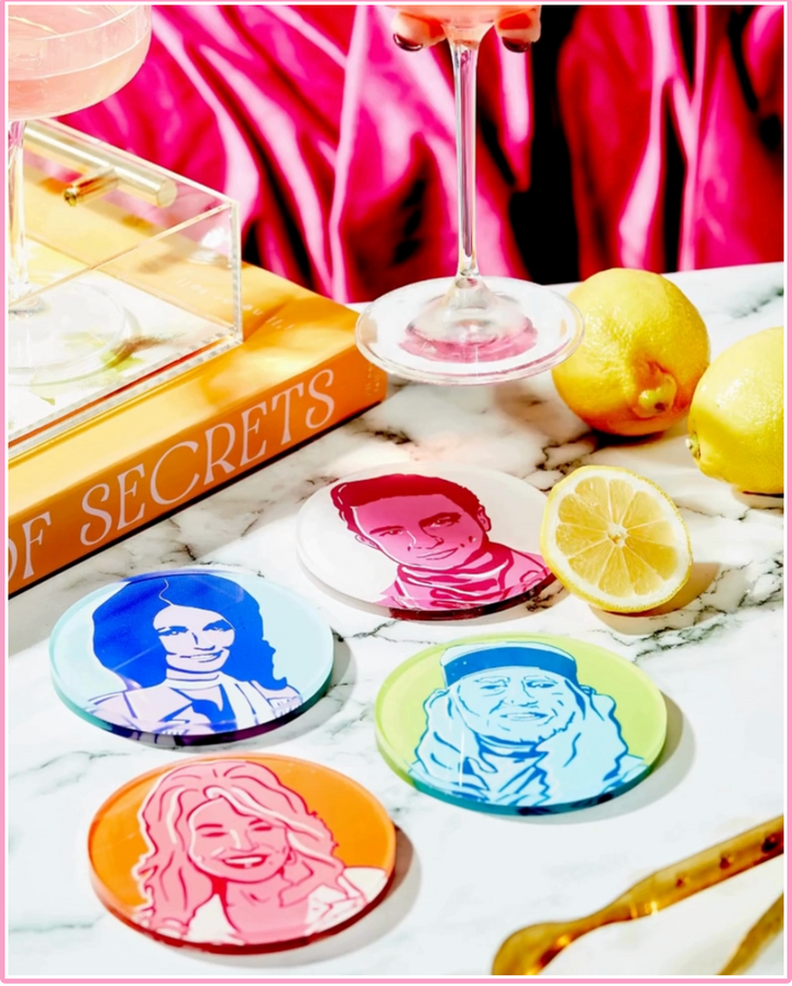 Country Legends Set of 4 Coasters