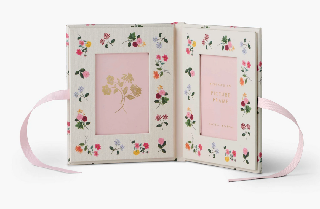 Ditsy Dahlia Folio Paper Wrapped Picture Frame