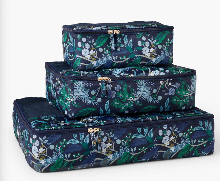 Peacock Packing Cube Set of 4