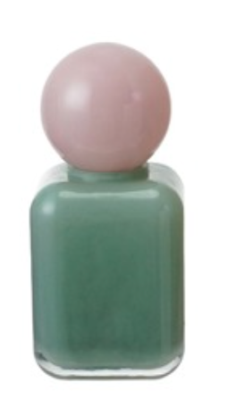 3" Square x 6-1/2"H Glass Bottle with Stopper