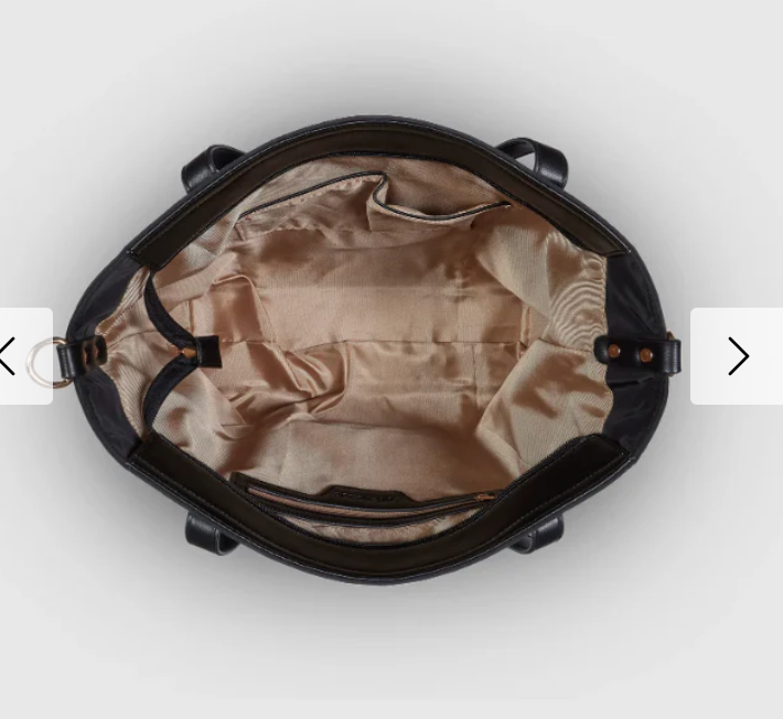 Nora Nylon Travel Tote - Black