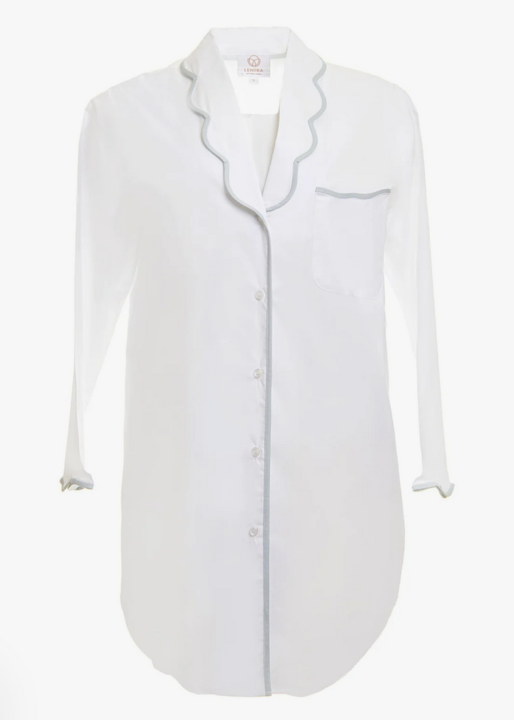 Vandy Cotton Seafoam NightShirt