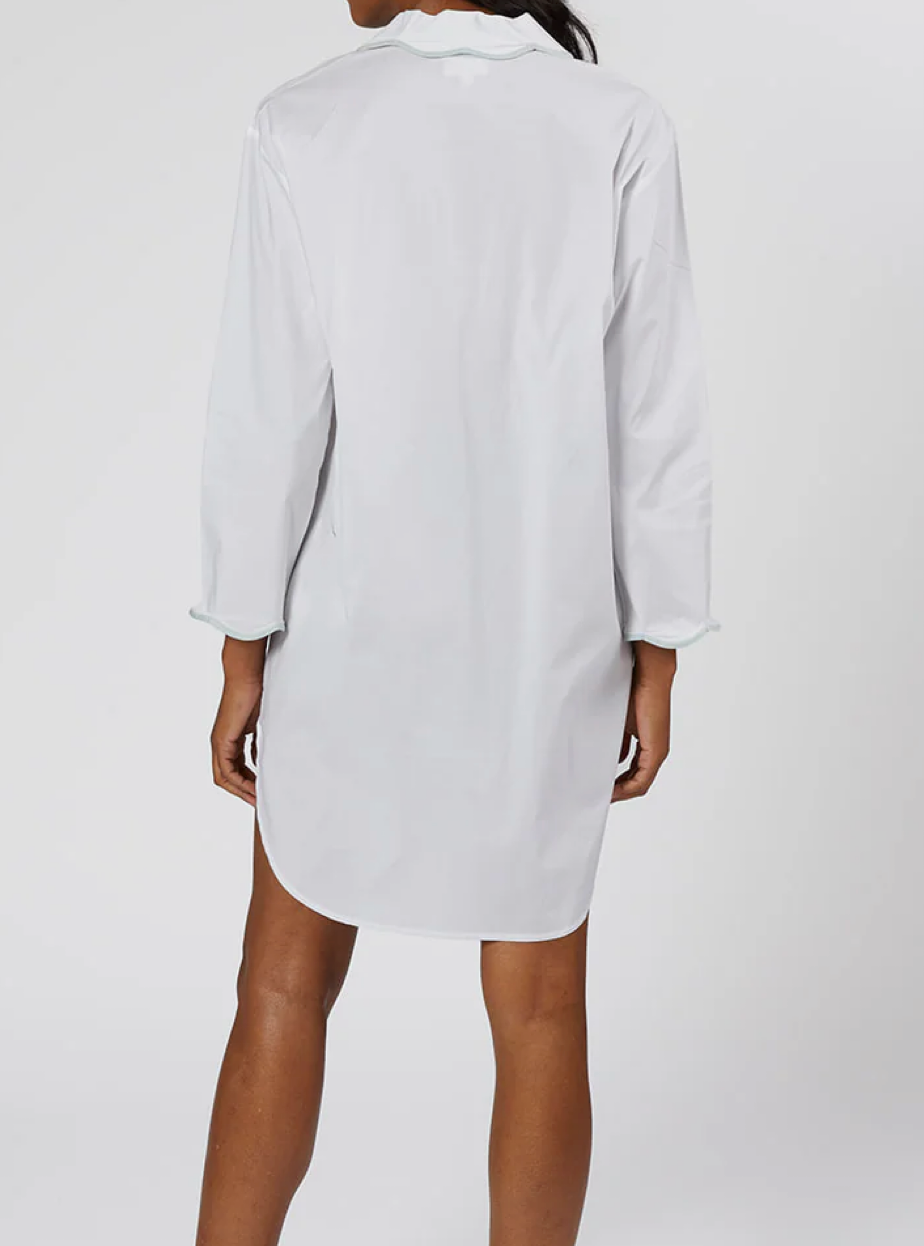 Vandy Cotton Seafoam NightShirt