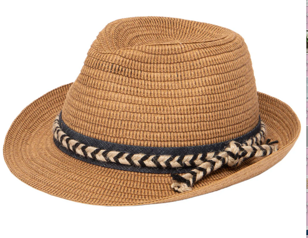 Paperbraid Stingy Brim Fedora
