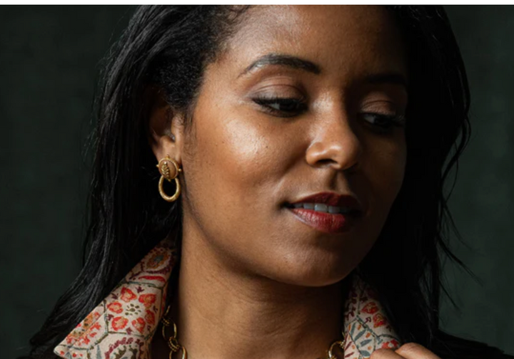 Forest Walk Oak Leaf Earrings- Teak