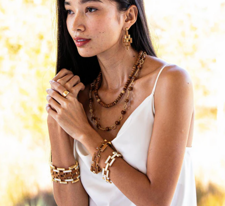 Pathway Link Bracelet, 7.5"- MOP