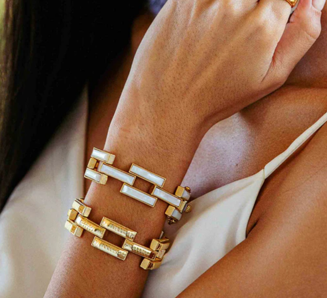 Pathway Link Bracelet, 7.5"- MOP