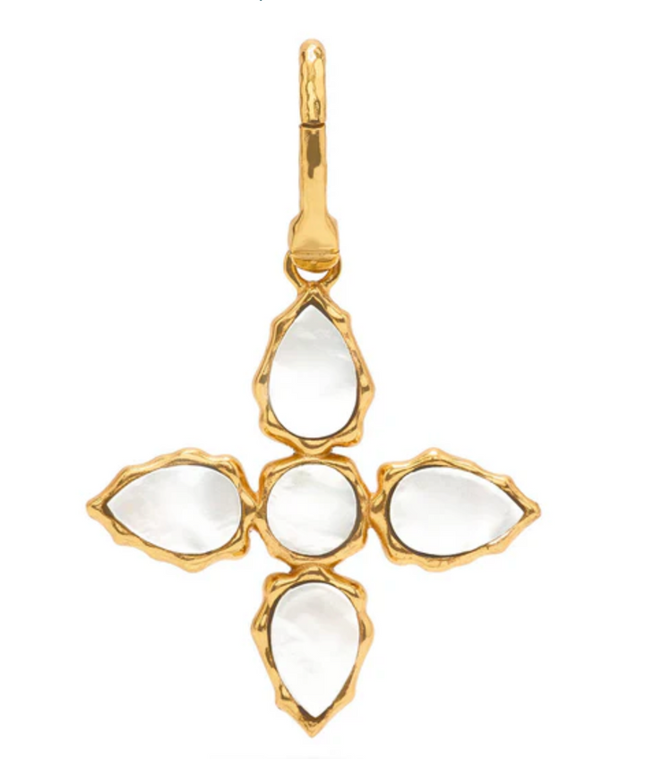 Aurora Double Sided Pendant- Abalone/MOP