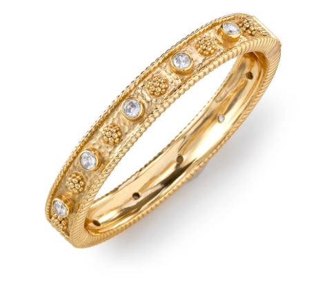 Berry Gem Classic Hinged Bangle- Clear Cubic Zirconia