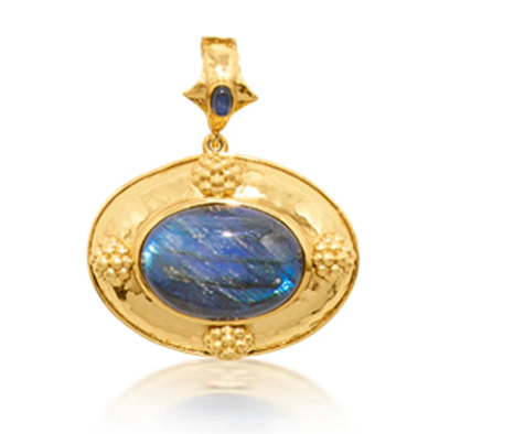 Cleopatra Pendant- Blue Labradorite