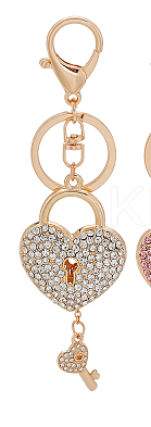 Heart Padlock Rhinestones
