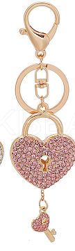Heart Padlock Rhinestones