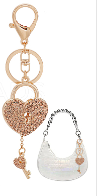 Heart Padlock Rhinestones