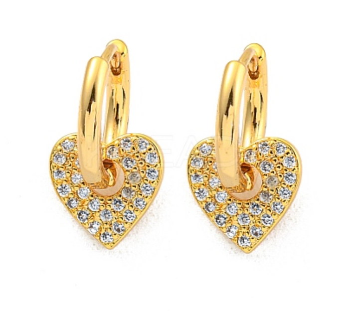 Earring Huggie Real 18K plated