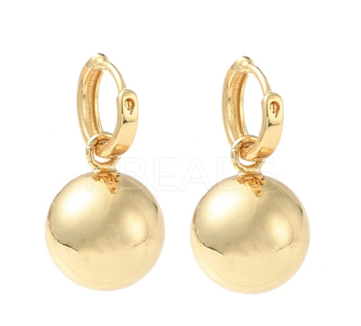 Earring Huggie Real 18K plated