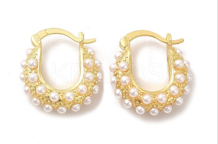 Earring Huggie Real 18K plated