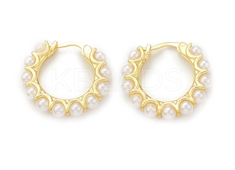 Earring Huggie Real 18K plated