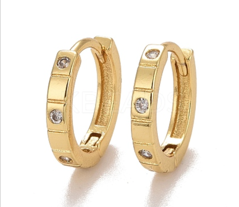 Earring Huggie Real 18K plated