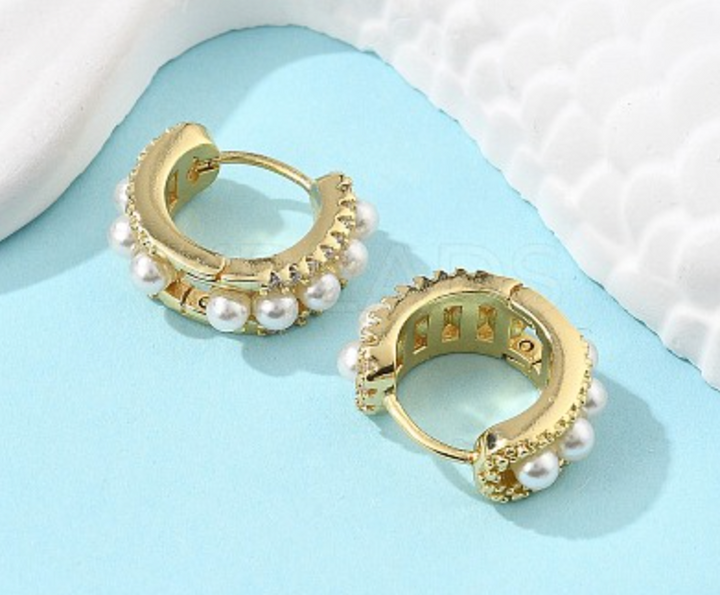 Earring Huggie Real 18K plated