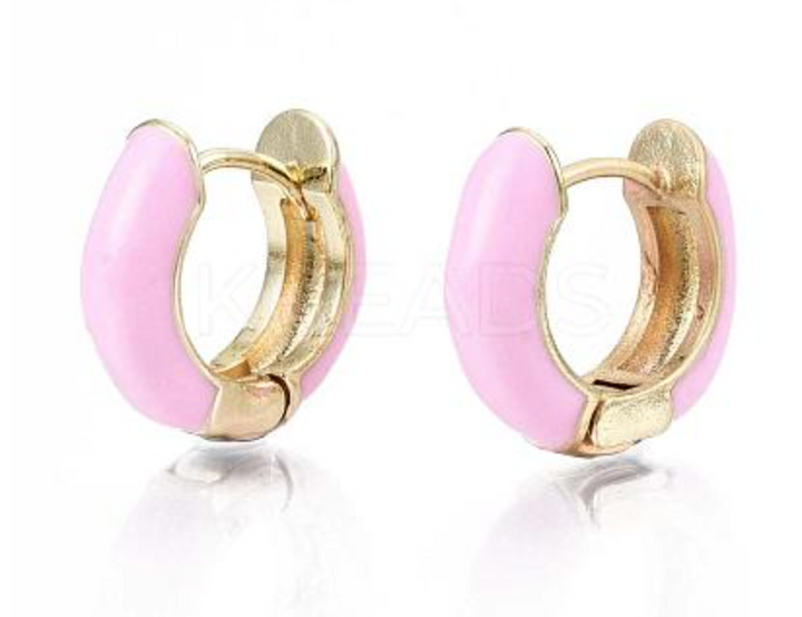 Earring Huggie Real 18K plated