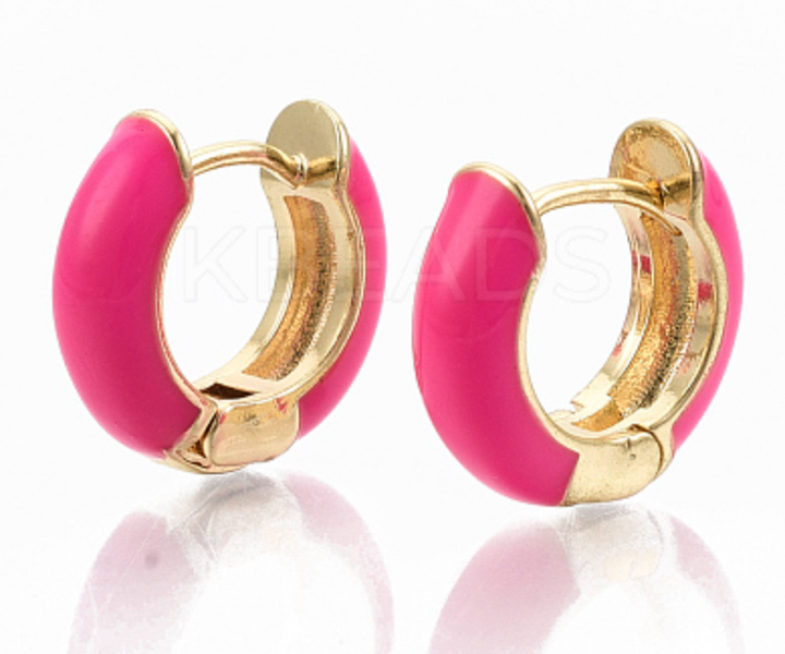 Earring Huggie Real 18K plated