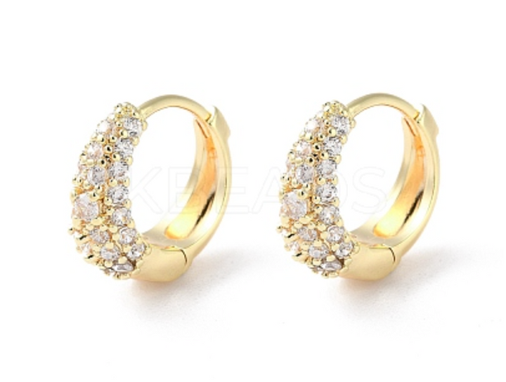 Earring Huggie Real 18K plated