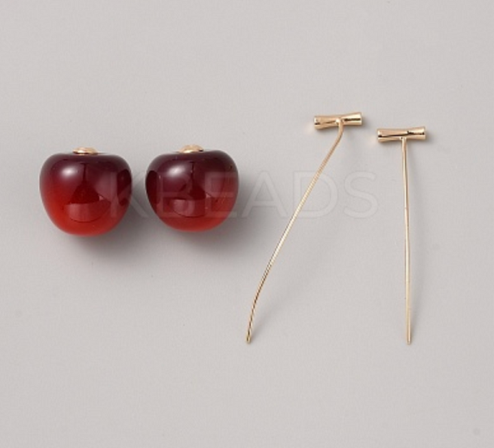 Cherry Earrings Real 18K plated