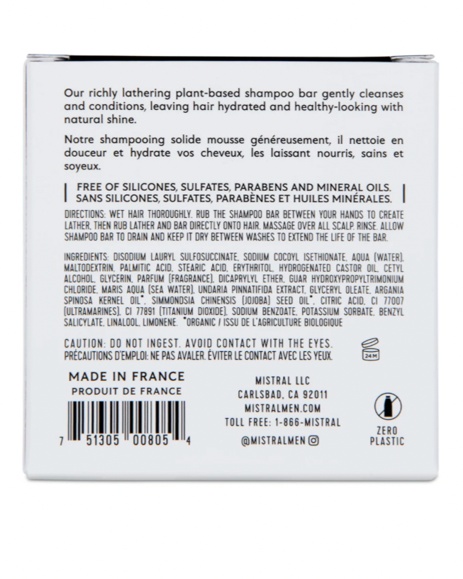 Mistral- Men's Shampoo Bar