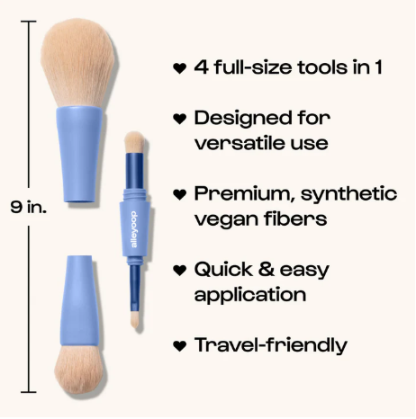 Overachiever Brush 4-in-1 Makeup Brush