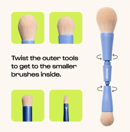 Overachiever Brush 4-in-1 Makeup Brush