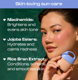 Sunsational Daily Skin Tint Broad Spectrum SPF 50 Tinted Mineral Sunscreen with Niacinamide